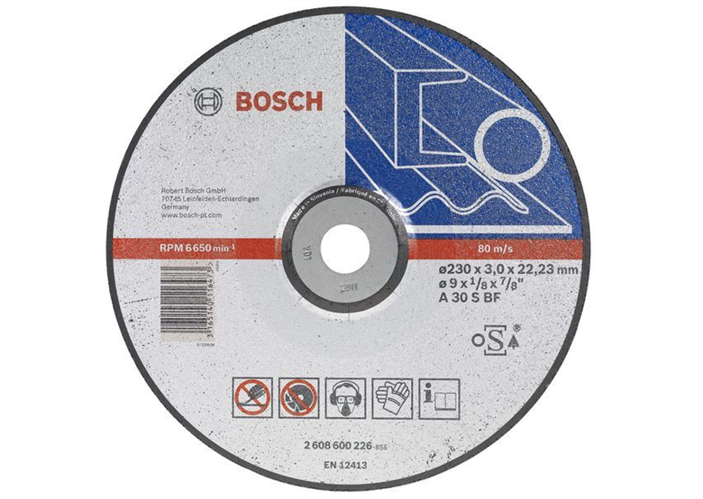 Mola da taglio a centro depresso Expert for Metal Bosch 2608600221