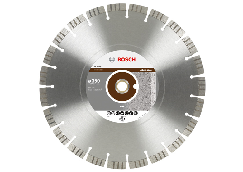Disco diamantato Best for ABRASIVE 350mm Bosch 2608602686