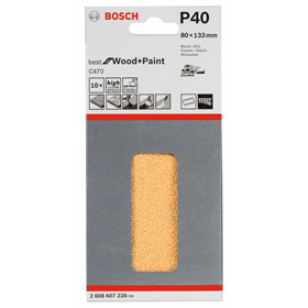 Nastro abrasivo C470, 10 pz. Bosch 2608607228