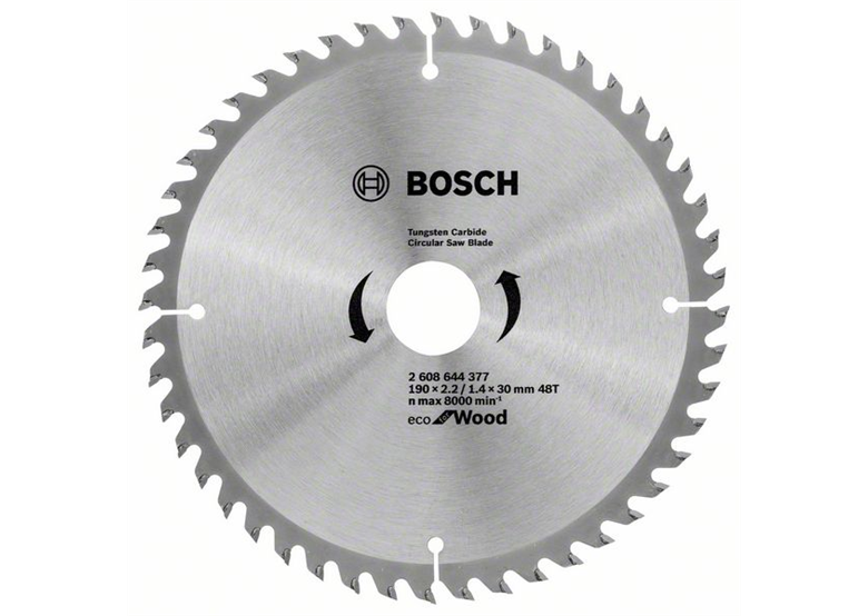 Lama circolare ECO Optiline Wood 190x30mm T48 Bosch 2608644377