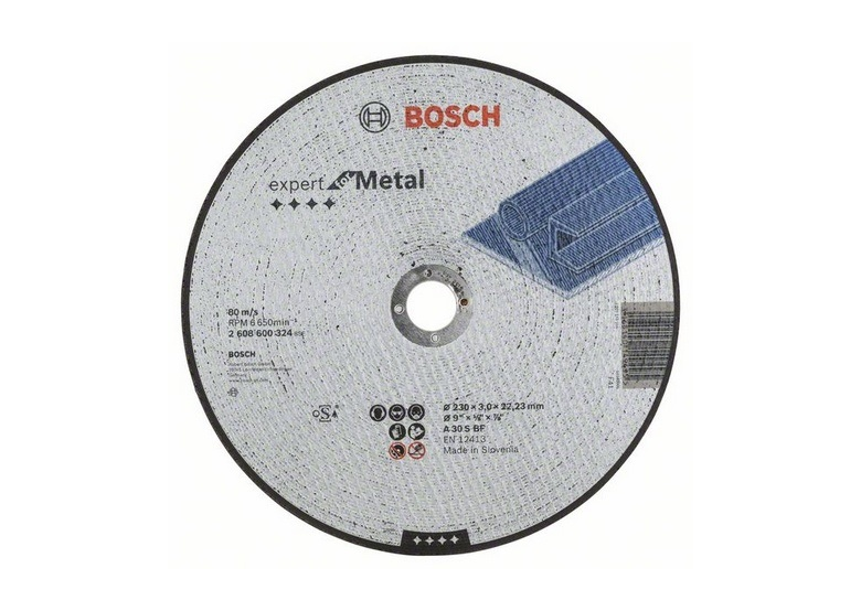 Mola da taglio 230x22,23x3mm Bosch A 30 S BF