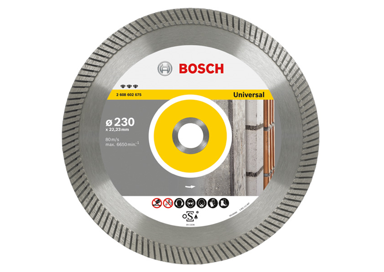 Disco diamantato 230mm Bosch Best for Universal Turbo