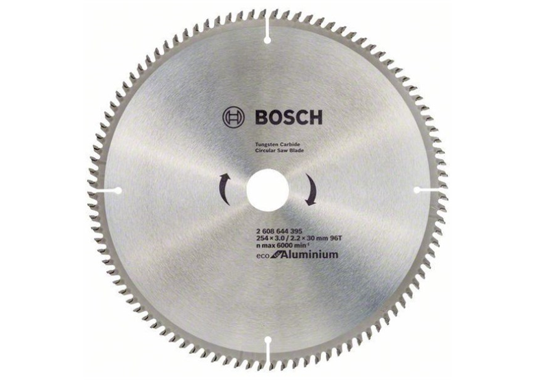 Lama circolare per acciaio 254x30mm T80 Bosch ECO Alu