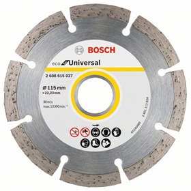 Disco diamantato segment 115x22,23mm 10pezzi Bosch ECO for Universal