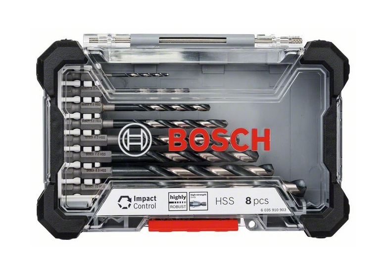 Set di punte per metallo 8pz. Bosch HSS Impact Control