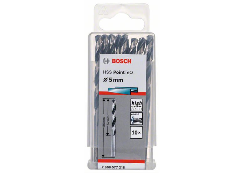 Punta 5mm (10pezzi) Bosch HSS PointTeQ