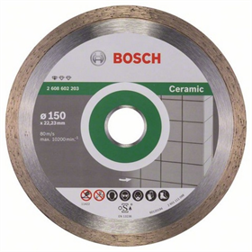 Disco diamantato 150mm Bosch Standard for Ceramic