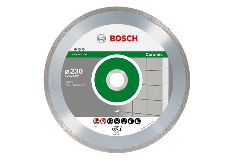 Disco da taglio diamantato 180x22,23x,1,6mm Bosch Standard for Ceramic
