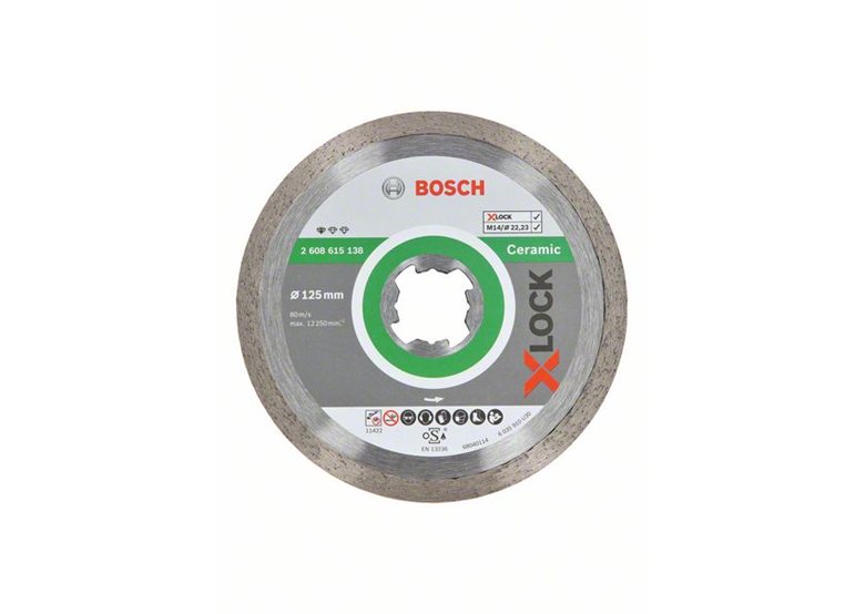 Disco diamantato X-Lock 125mm Bosch Standard for Ceramic