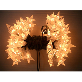 Lampadine per l'albero di Natale stelle trasparenti 50 pezzi Bulinex 31-522