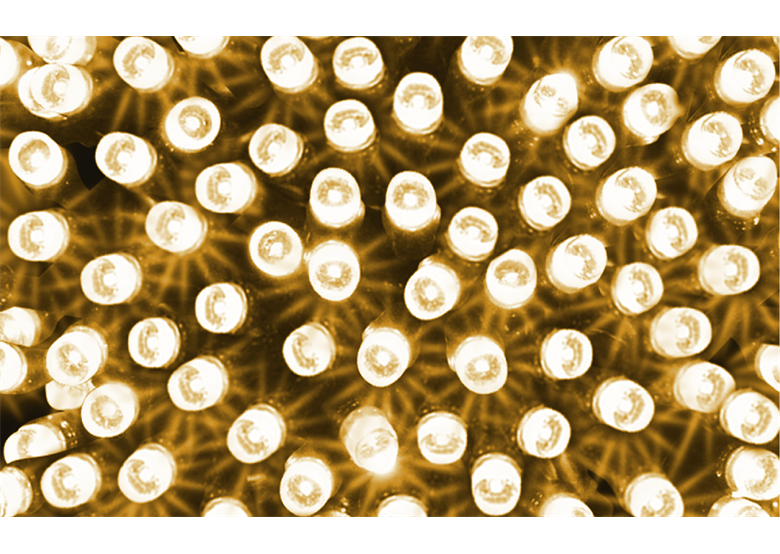 Set di lampadine per interni 50diodi LED bianco acceso Bulinex 37-198