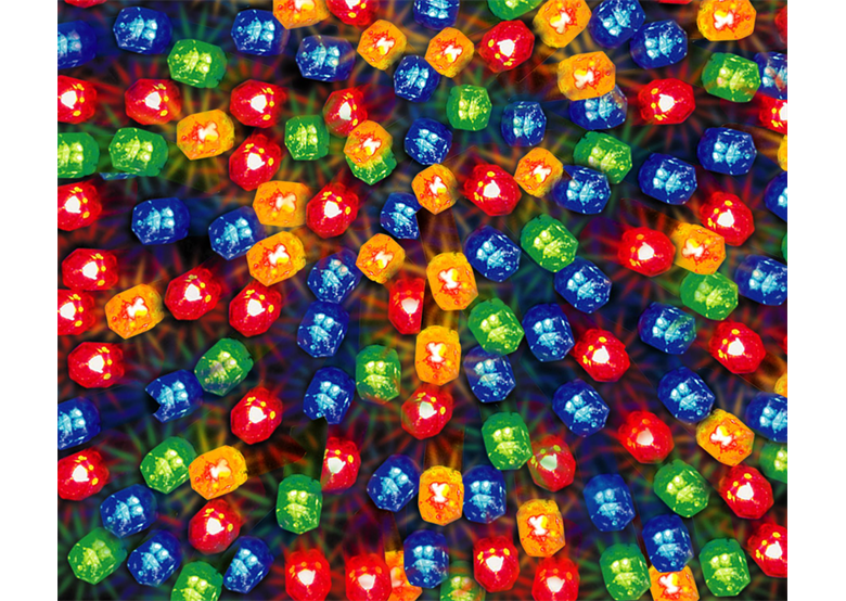 Set di lampadine per esterni multicolor 120ddiodi LED 12m Bulinex 38-491