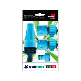 Set con irrigatore diritto da 3/4 4 pz. Cellfast BASIC 50-505