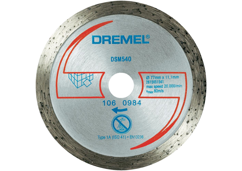 Disco diamantato per taglio di piastrelle (DSM540) 77mm Dremel DSM540