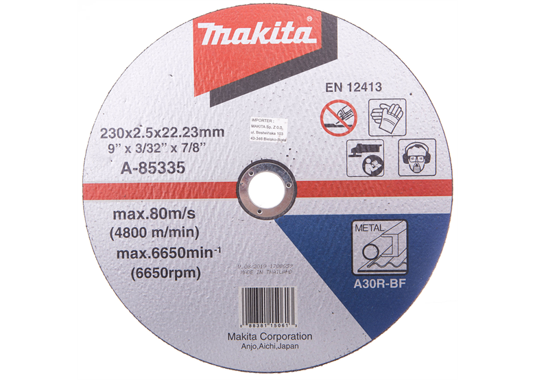 Disco da taglio Makita A-85335
