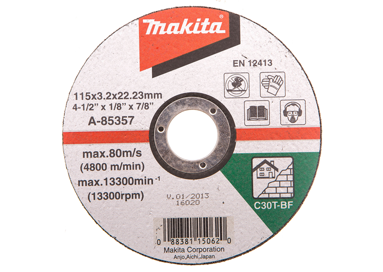 Disco da taglio 115 x 3 x 22 mm Makita A-85357