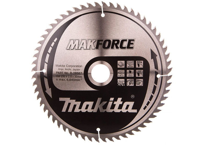 Lama MAKFORCE CSXF23060G 230x30mm T60 Makita B-08567