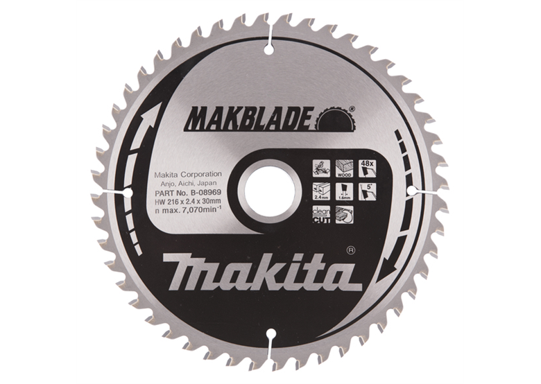 Disco MAKBLADE MSM21648G 216x30mm T48 Makita B-08969