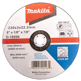 Disco da taglio Makita D-18596