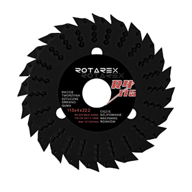Disco di raspatura R4/115 Rotarex BLACK MAMBA R4/115