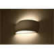 Lampada da parete in ceramica PONTIUS Sollux Lighting Café Au Lait