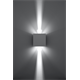 Lampada da parete LUCA LED bianco IP54 Sollux Lighting Deep Space