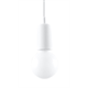 Lampada a sospensione DIEGO 1 bianca Sollux Lighting Nickel