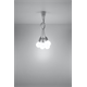 Lampada a sospensione DIEGO 5 bianca Sollux Lighting Nickel
