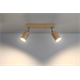 Lampada a soffitto BERG 2 legno naturale Sollux Lighting Peach Puff