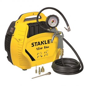 Compressore senza olio con accessori Stanley AIR-KIT