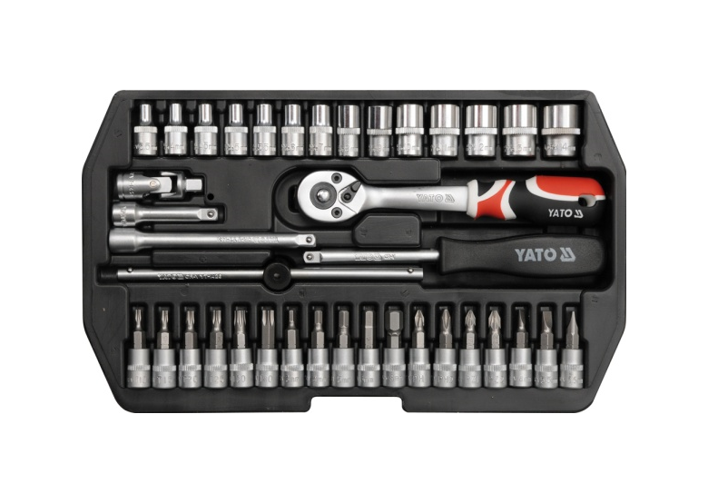 Set di utensili 1/4", 38 pezzi, XS Yato YT-1447 Yato YT-1447
