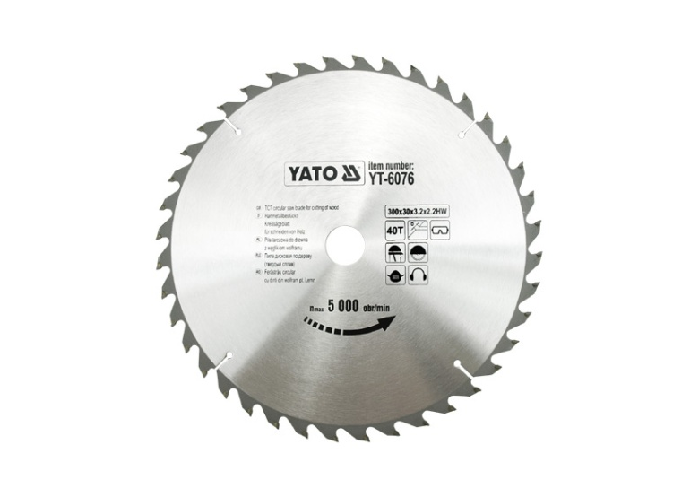 Disco circolare 300x30mm T40 Yato YT-6076