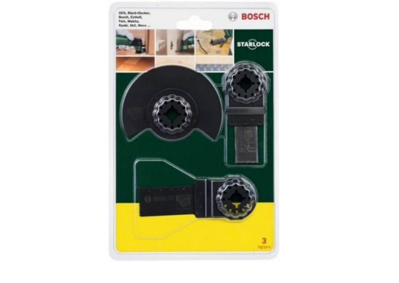 Seti di attrezzatura per multifunzione 3 pezzi Bosch 2607017323