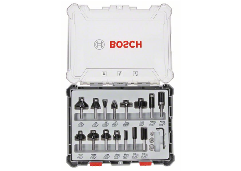Set frese da 6mm, 15pz. Bosch 2607017471