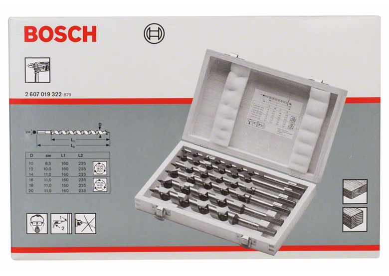 Set di punte per travi Bosch 2607019323