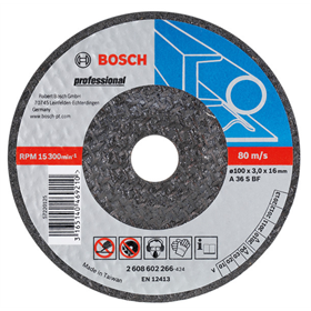 Disco abrasivo, curvo, per metallo A 30 T BF, 150 mm, 22,23 mm, 6 mm Bosch 2608600389