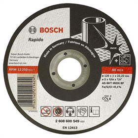 Mola da taglio diritta Expert for Inox – Rapido Bosch 2608600545