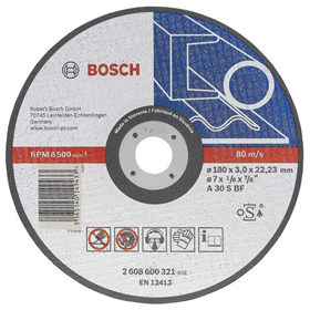 Disco da taglio, diritto, fuso AS 24 R, 230 mm, 22,23 mm, 3 mm Bosch 2608600546