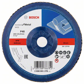 Disco lamellare X431, Standard for Metal Bosch 2608601278