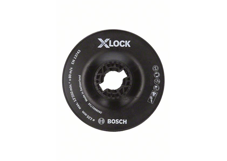 Platorello duro X-Lock 125mm Bosch 2608601716