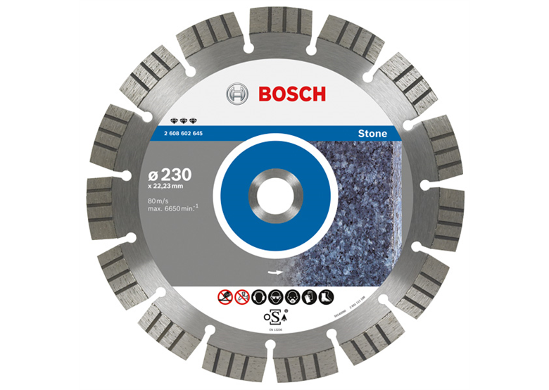 Disco da taglio diamantato Best For STONE 300 Bosch 2608602646
