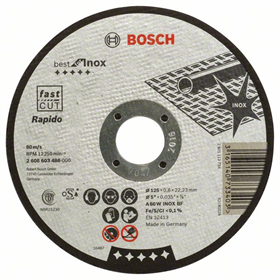 Mola da taglio  Best for Inox – Rapido Bosch 2608603488