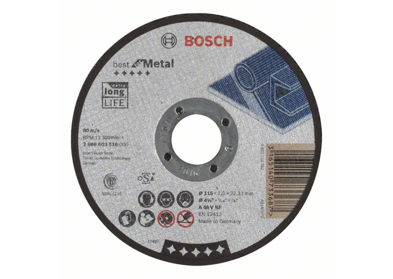 Mola da taglio Best for Metal Bosch 2608603516