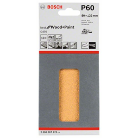 Nastro abrasivo C470, 10 pz. Bosch 2608607229