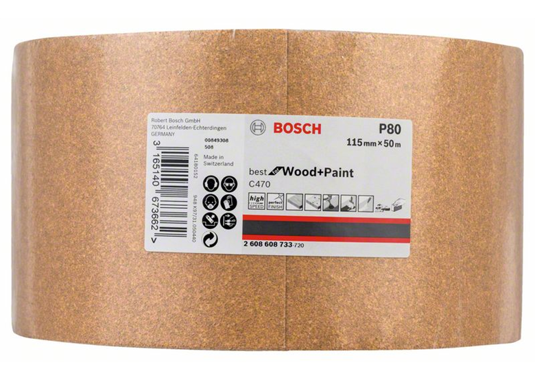 Rotolo abrasivo  C470 Bosch 2608608733