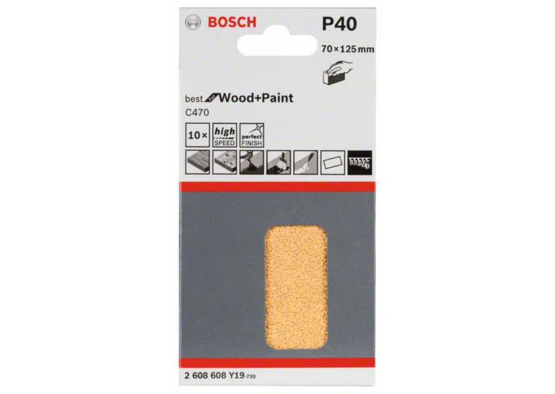 Nastro abrasivo C470, 10 pz. Bosch 2608608Y19