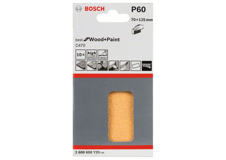 Nastro abrasivo C470, 10 pz. Bosch 2608608Y20