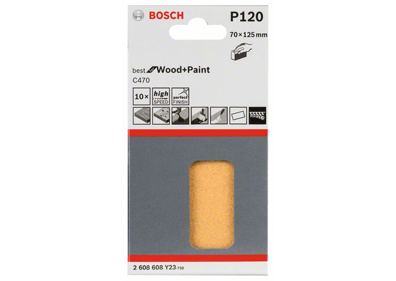 Nastro abrasivo C470, 10 pz. Bosch 2608608Y23