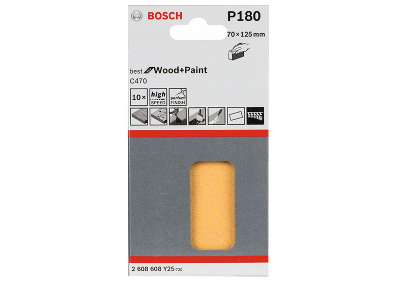 Nastro abrasivo C470, 10 pz. Bosch 2608608Y25