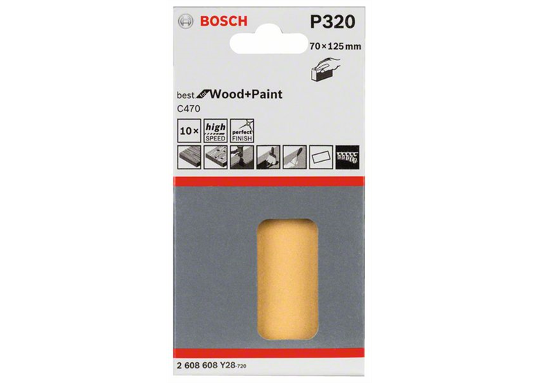 Nastro abrasivo C470, 10 pz. Bosch 2608608Y28